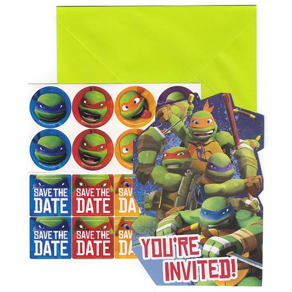 Michaelangelo Birthday Greeting Card - Ninja Turtles - TMNT  Tmnt birthday,  Ninja turtle birthday, Ninja turtle invitations